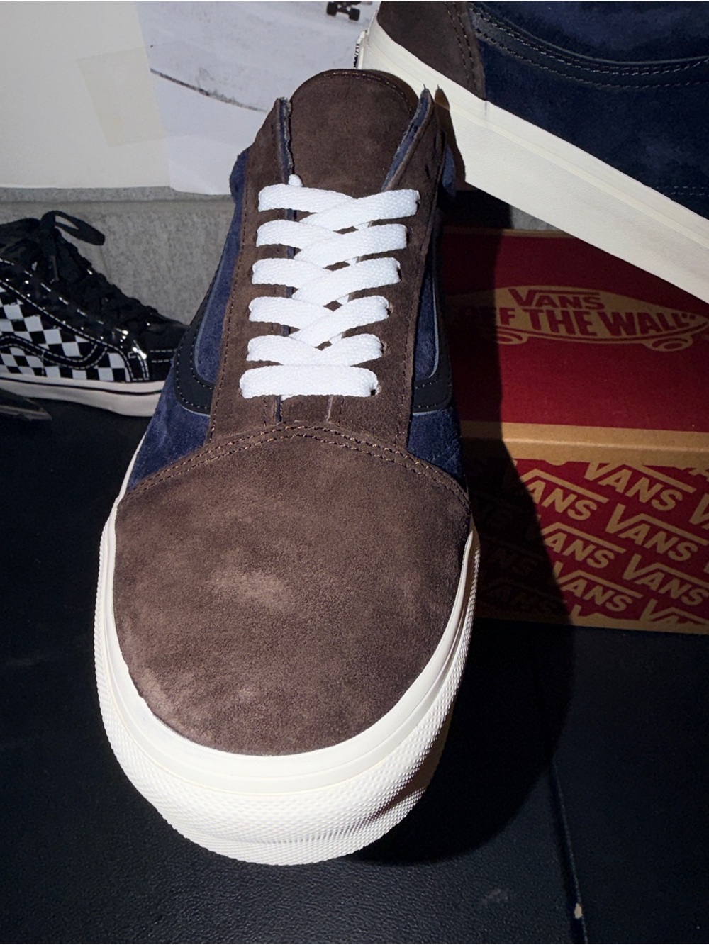 Vans Old Skool Pig Suede sz 11.5 Men’s 13.0 Woman - Picture 3 of 13